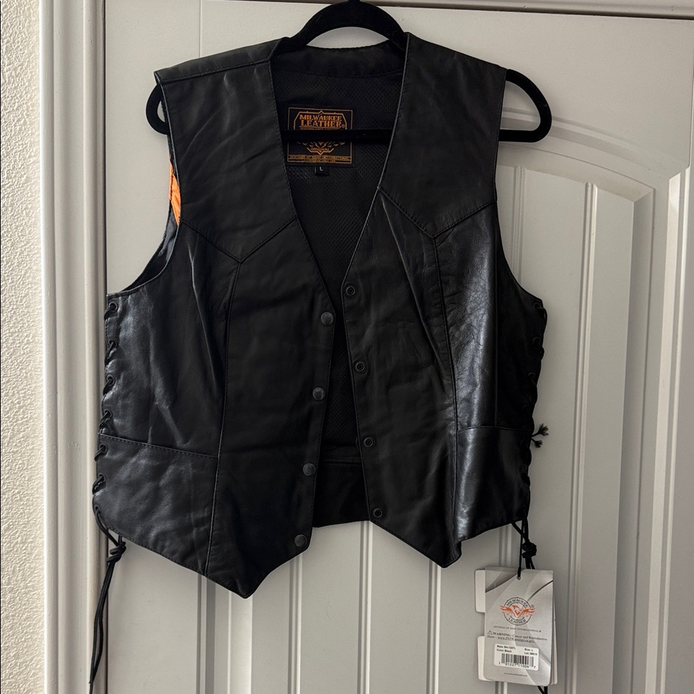 Harley-Davidson Black Leather Vest